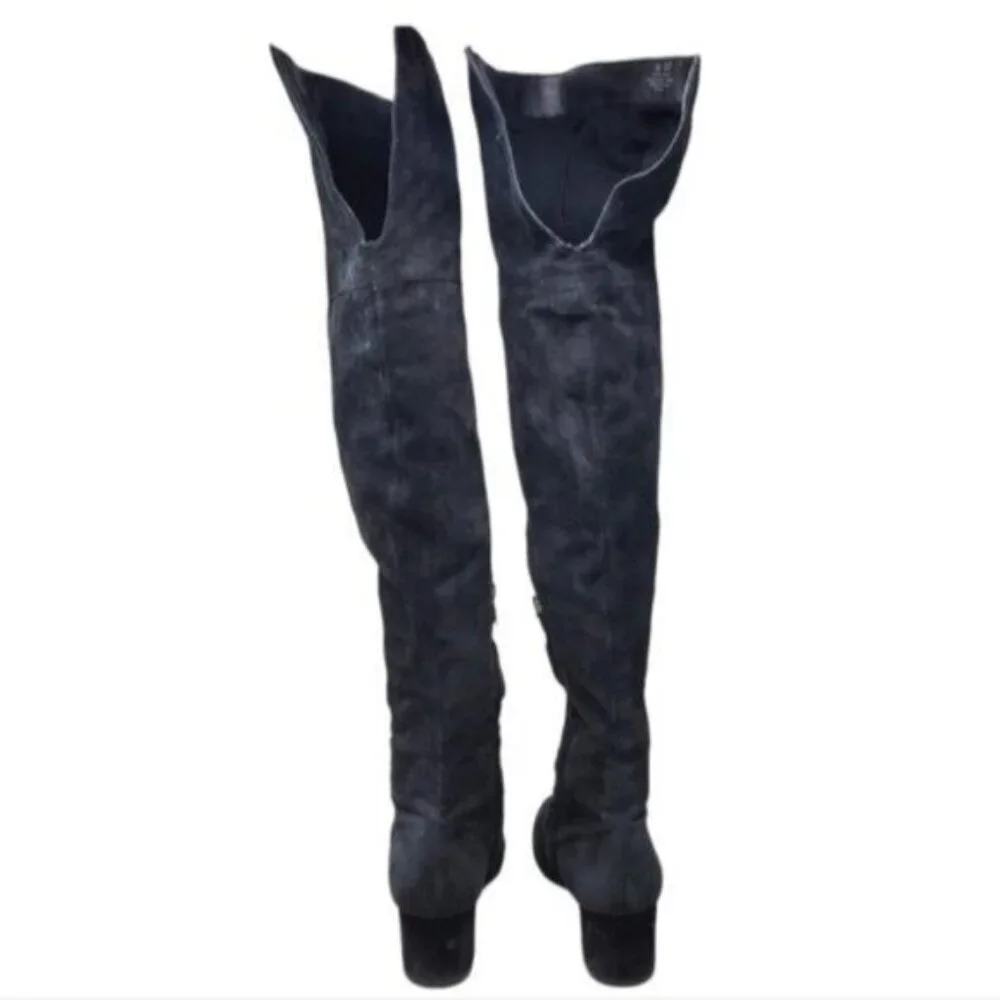 Sam Edelman | Over The knee High Suede Leather Boots Black